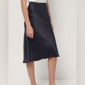 Ciao Lucia Polka Dot Midi Skirt, S